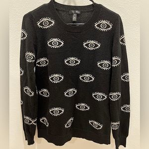 Black Aqua Cashmere Sweater - S